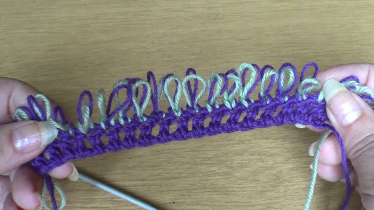 Уроки вязания крючком. Бахрома