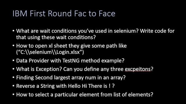 Selenium Interview Questions for 3+ years asked By Different Companies смотреть онлайн