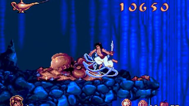 Полное прохождение игры Aladdin (RUS) - уровень 5 (SEGA) смотреть онлайн