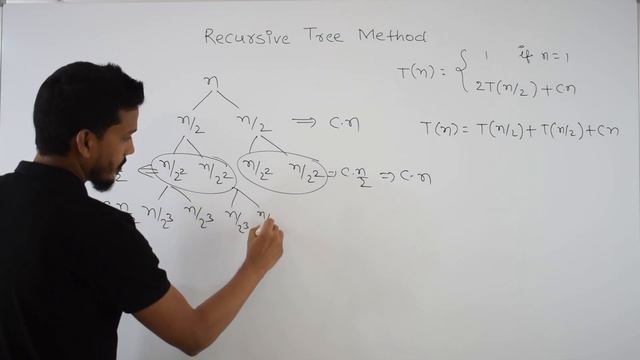Recurrence Relation T(n)= 2T(n/2) +n | Recursive Tree Method | GATECSE | DAA смотреть онлайн