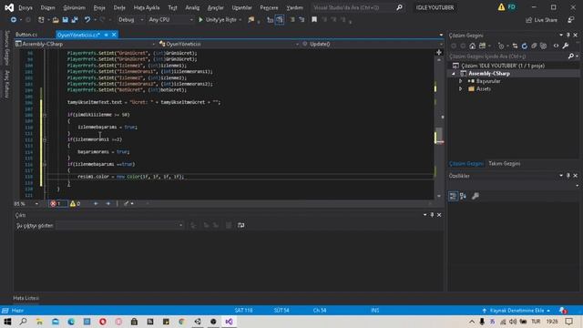 UNİTY EĞİTİM SERİSİ IDLE CLİCKER OYUN #6 ACHİEVEMENTS SYSTEM смотреть онлайн