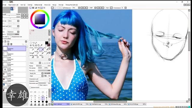 Scketching: Girls [Speed Drawing] / Скетчинг: Девушки [Ускоренное рисование] смотреть онлайн