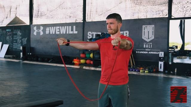 Горизонтальное отведение плеча с резиной смотреть онлайн