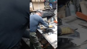 Как резать толстый алюминий.