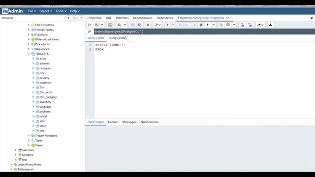 SQL для начинающих. Оператор COUNT смотреть онлайн