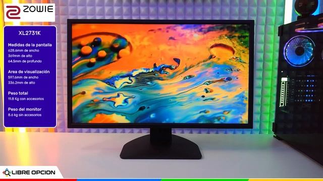 Monitor Gamer 27" ZOWIE XL2731K 165/120 Hz смотреть онлайн