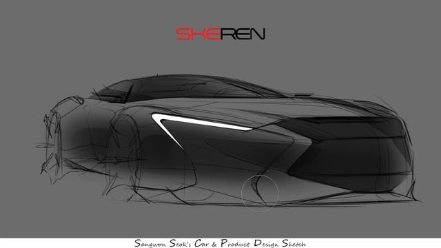 자동차 스케치 (car design sketch) смотреть онлайн