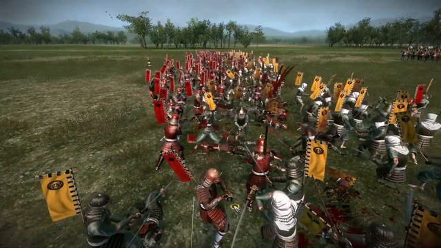 Total War: SHOGUN 2 1vs1: Loan Sword Ashigaru Vs Katana Samurai (REMATCH)