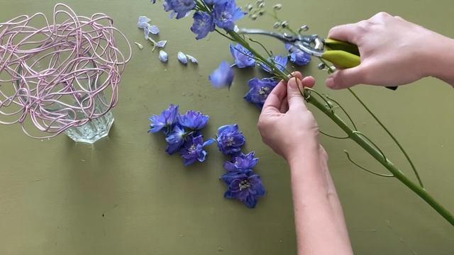 Клеевая техника во флористике // glue technique смотреть онлайн