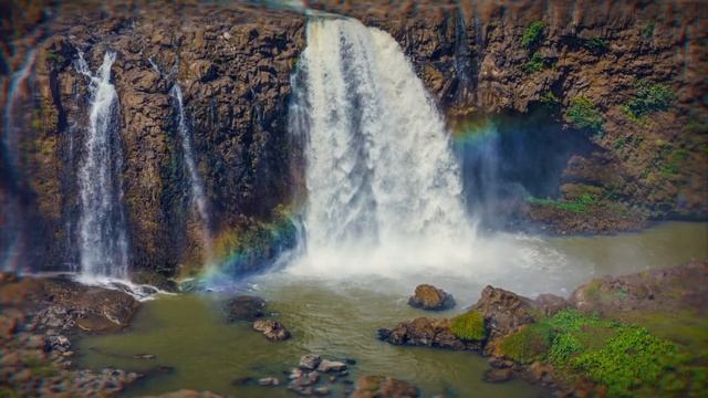 Водопады Тис-Ысат на Голубом Ниле близ Бахр-Дара, Эфиопия смотреть онлайн