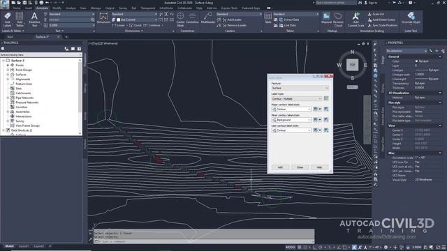 Labeling a Surface in Civil 3D 2018, 2019, 2020, 2021 смотреть онлайн