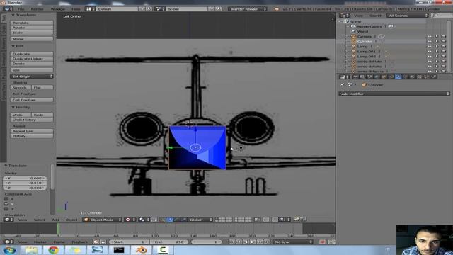 Tutorial Blender : Modellare aereo 1/2 смотреть онлайн