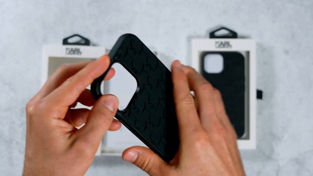 iPhone 14 szériára Karl Lagerfeld 3D Monogram tok fekete смотреть онлайн