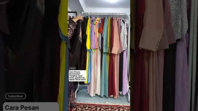 Online Shopping Masakini • Bahan Rayon Gamis Terbaru 2022 Simple Elegan