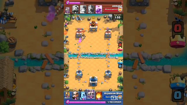 Ice Golem got you covered (4/4) - Clash Royale Gameplay смотреть онлайн