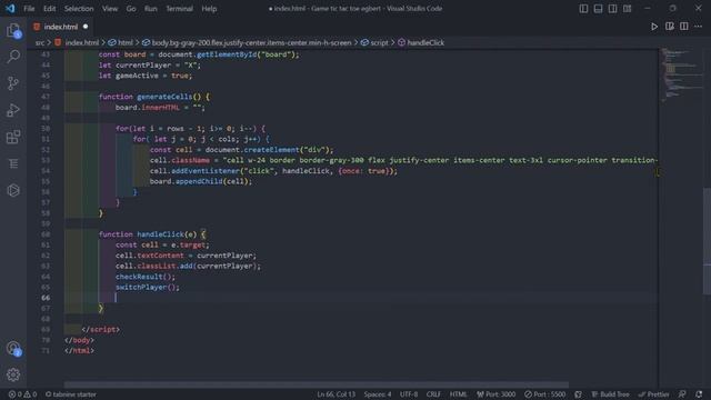 Build a Simple Tic Tac Toe Game with TailwindCSS and Javascript смотреть онлайн