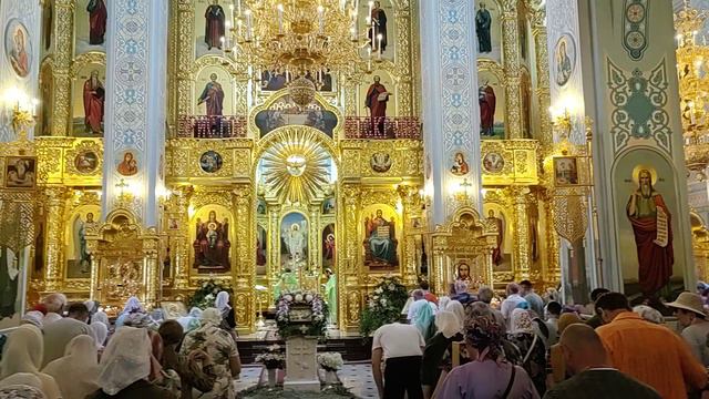 Просительная ектения "Межирическая", Соборное пение " Отче наш...". Регент Екатерина Артюхова. смотреть онлайн