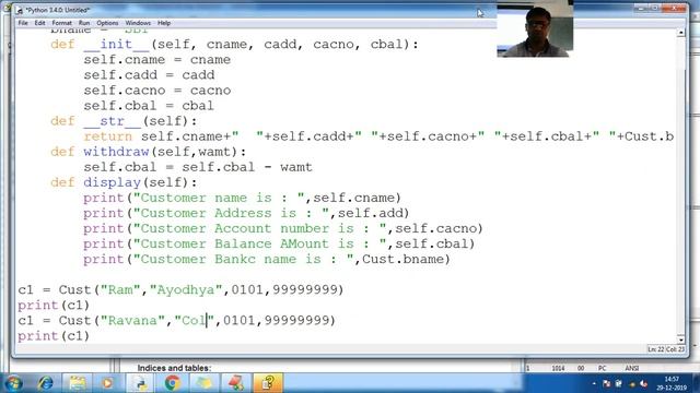187 Python Override predefined method pass our own class Variable Python Programming Tutorial for b смотреть онлайн