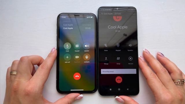 iOS vs Android / iPhone XR vs Xiaomi Redmi 10c / Incoming & outgoing calls смотреть онлайн