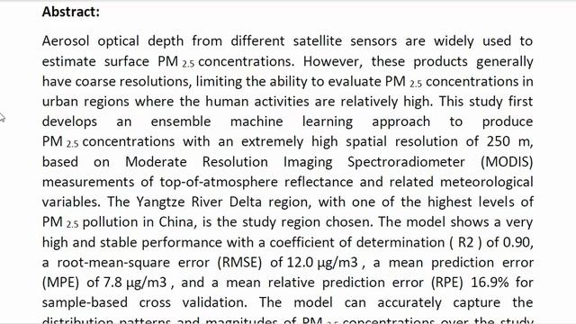 Ultrahigh Resolution 250 m Regional Surface PM2 5 Concentrations Derived First From MODIS Measureme смотреть онлайн