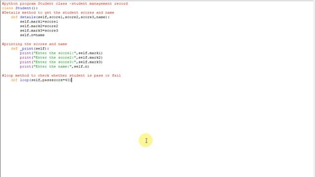 Python program to create a class смотреть онлайн