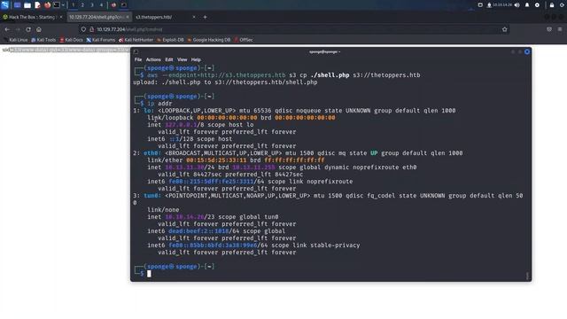 S3 Buckets & Reverse Shell | HackTheBox | Three смотреть онлайн