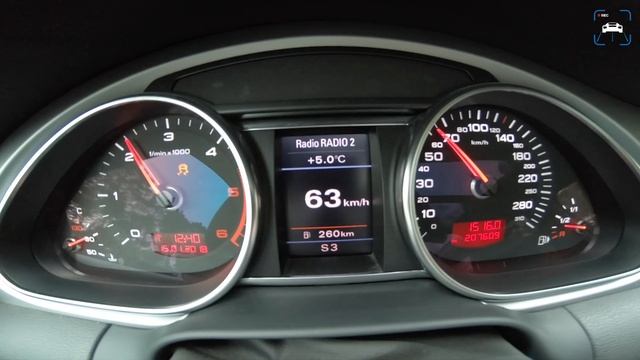 575HP Audi Q7 V12 TDI ACCELERATION & SPEED 0-217km/h By AutoTopNL