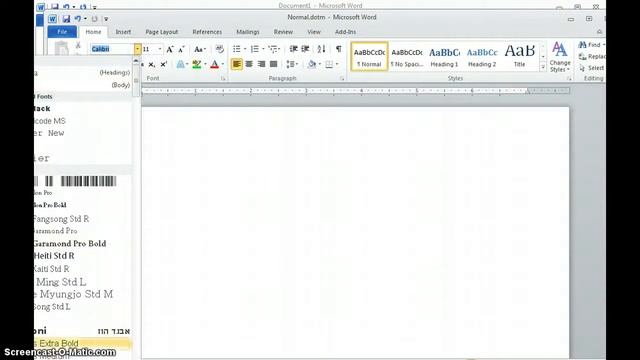 Word 2010 Changing normal dotm смотреть онлайн