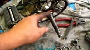 ВРЕМЕННЫЙ экстренный РЕМОНТ КАРЕТКИ старого ВЕЛОСИПЕДА САЛЮТ Минский Велосипедный Завод