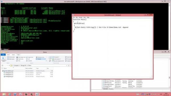 Running PowerShell scripts as a real Windows Service!