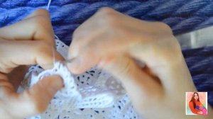 АЖУРНАЯ САЛФЕТКА крючком для начинающих. ЧАСТЬ 2 ( 20-33 ряды). Подробный МК