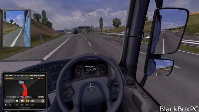 Euro Truck Simulator 2 - A8-5500 720p смотреть онлайн