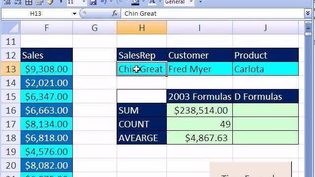 Excel Formula Efficiency 3: Database D Functions Are Fast смотреть онлайн