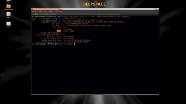 Видео 3. Начинаем анализ слепка RAM с ипользованием Volatility. Рассматриваем базовые параметры. смотреть онлайн
