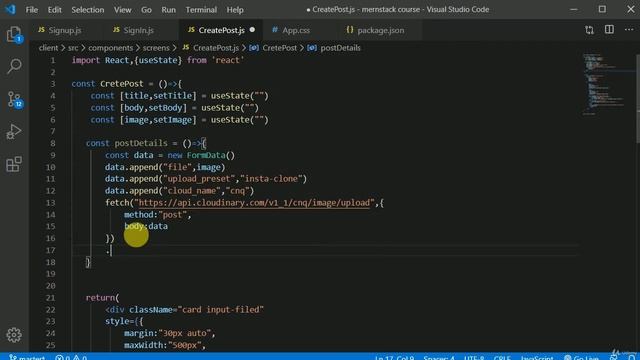 21 Uploding Images to cloudinary | Computer Monk ? смотреть онлайн