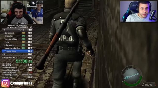 SPEED RUN só que SEM MERCADOR - React RESIDENT EVIL 4 смотреть онлайн