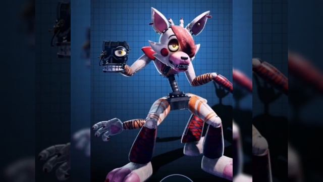 Все персонажи игры Фнаф 9 [S.B](И в том числе я глем Бонни, и глем Мангл)