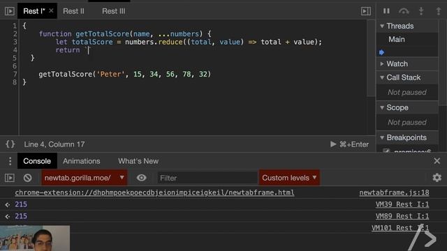 JS Workshop - Rest operator (By Ashley Pereira) - 14.02.19 смотреть онлайн