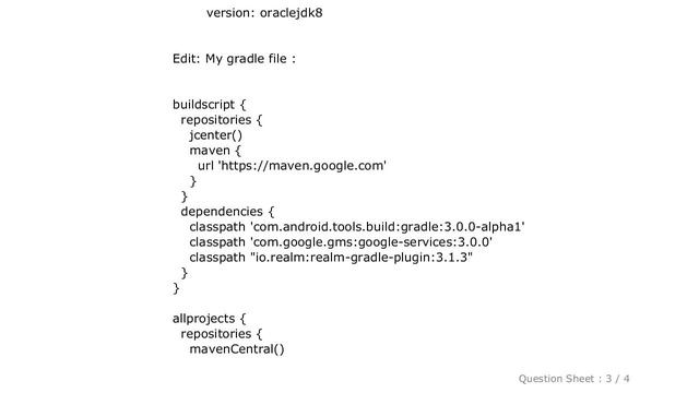 Android : Could not find com.android.tools.build:gradle:3.0.0-alpha1 in circle ci смотреть онлайн