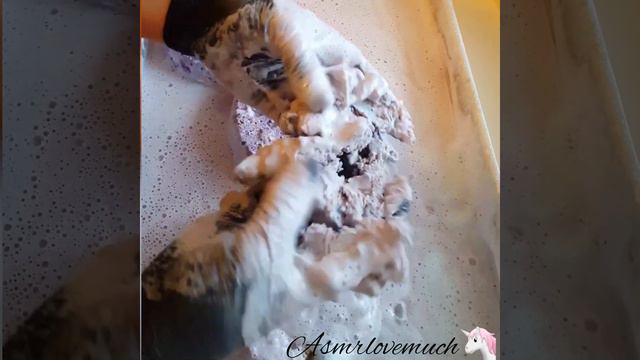 ASMR , bubbles , sponge , губка, пена , порошек смотреть онлайн