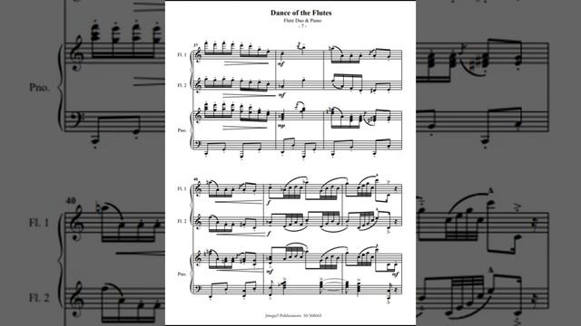 Tchaikovsky: Dance of the Flutes for Flute Duo & Piano смотреть онлайн