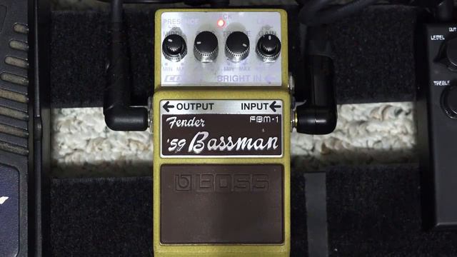 Boss Fender 59 Bassman FBM 1 Overdrive Pedal