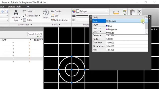 Autocad Tutorial Drawing Symbols Third Angle Projection Symbol смотреть онлайн