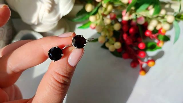 Винтажные минималистичные серьги с гранатами альмандинами, 9ct, 3,56 гр, s925, Европа до 1970 гг смотреть онлайн