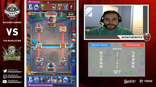 Clash Royale - Raccoon Gaming vs TSG Revolution смотреть онлайн