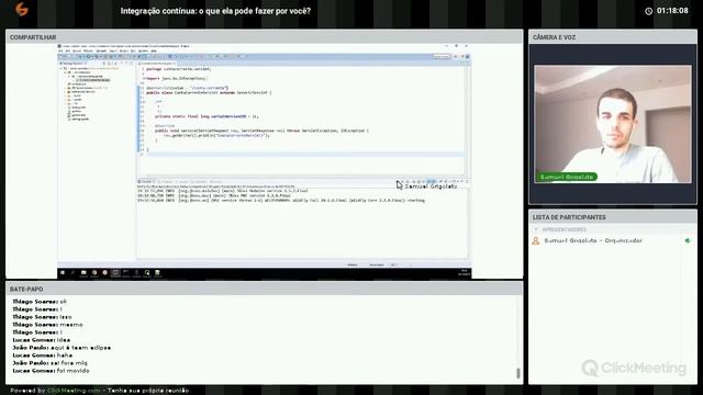 [Webinário] Integração contínua [3/4]: projeto Git/Gradle no Jenkins смотреть онлайн