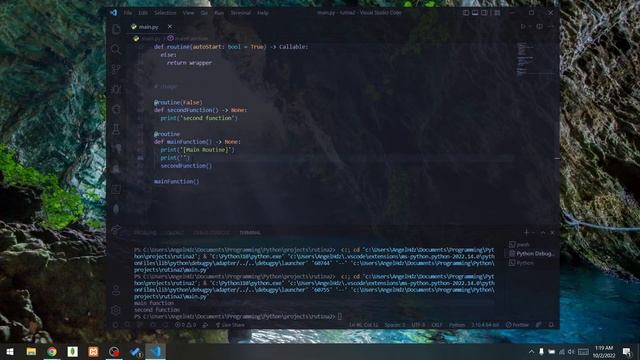 ? Python | Console Application: Converting functions to routines using decorators ??♻⏰?? смотреть онлайн