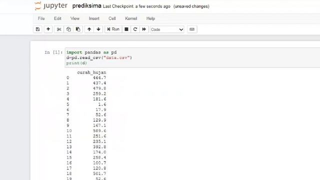 Membuat Program Prediksi Curah Hujan dengan Metode Moving Average Menggunakan Bahasa Python смотреть онлайн