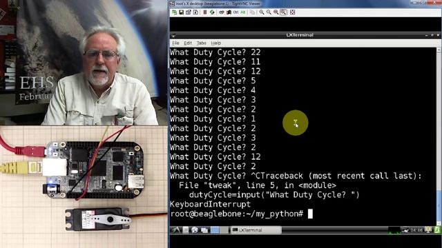 Beaglebone Black LESSON 12: Controlling Servo from Python Using PWM смотреть онлайн