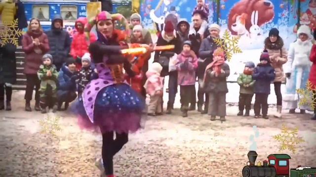 Vlog Поезд в Новый год или Праздник на Детской железной дороге DashaTV смотреть онлайн